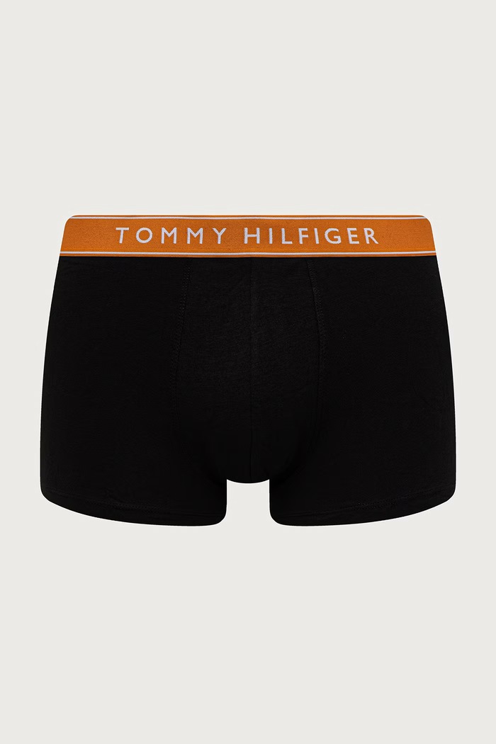 Îmbrăcăminte Tommy Hilfiger Boxeri pentru bărbați cu bumbac pachet de 3 UM0UM03881 negru