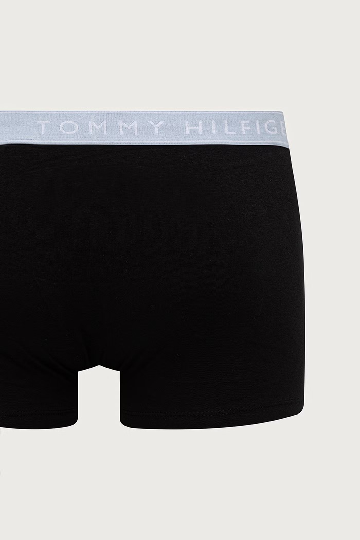 Boxeri pentru bărbați cu bumbac pachet de 3 Tommy Hilfiger negru UM0UM03881