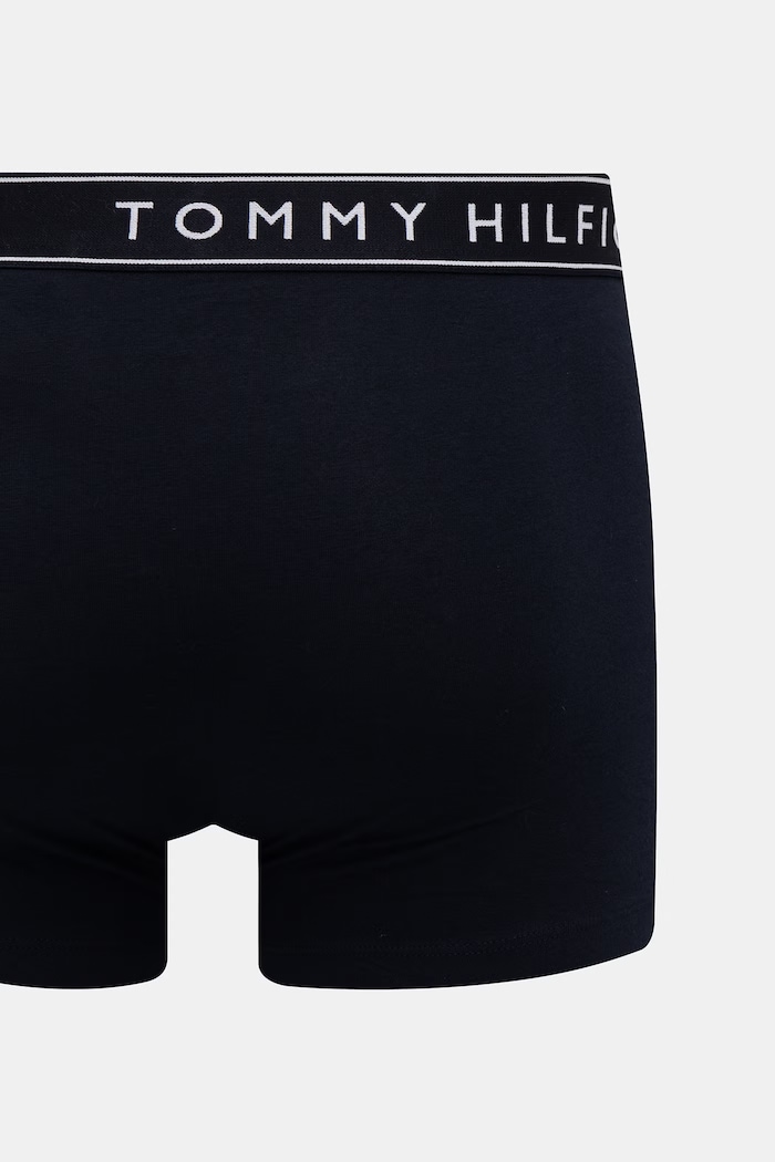 Îmbrăcăminte Tommy Hilfiger boxeri mulați pentru bărbați pachet de 3 UM0UM03882 negru