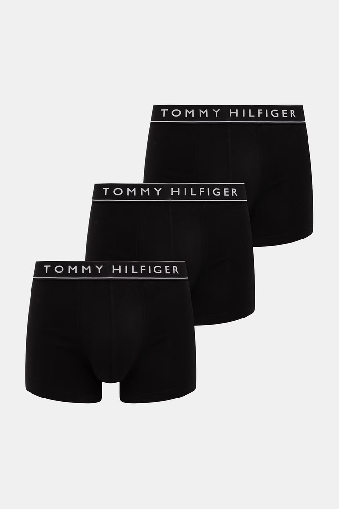 Tommy Hilfiger priliehavé boxerky pánske 3-pak čierna UM0UM03882