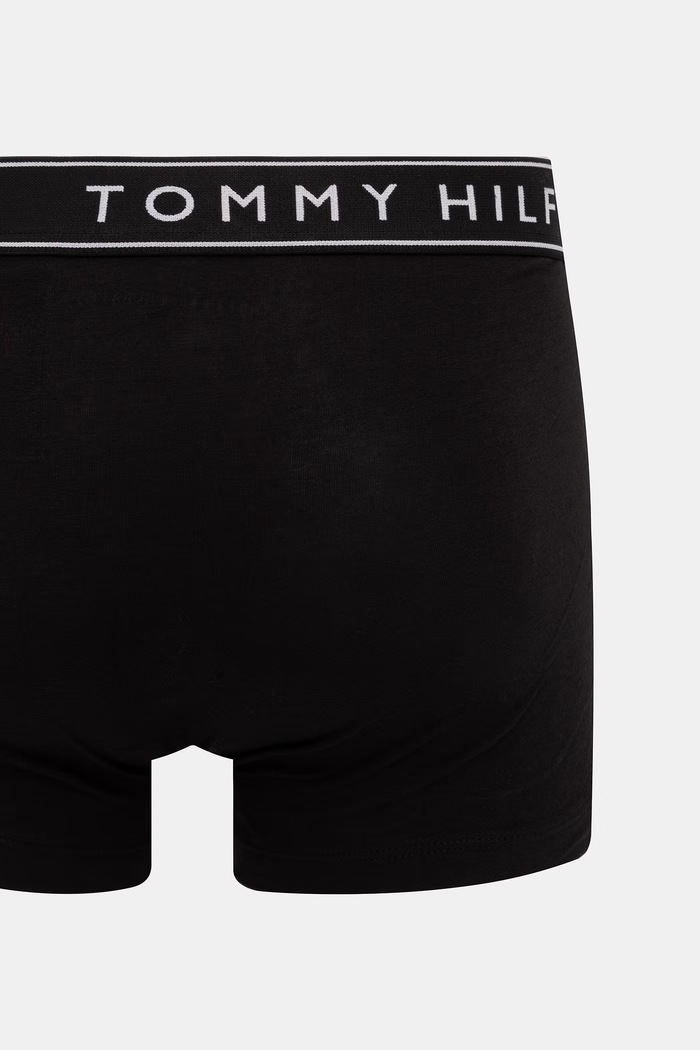 Oblečenie Tommy Hilfiger priliehavé boxerky pánske 3-pak UM0UM03882 čierna