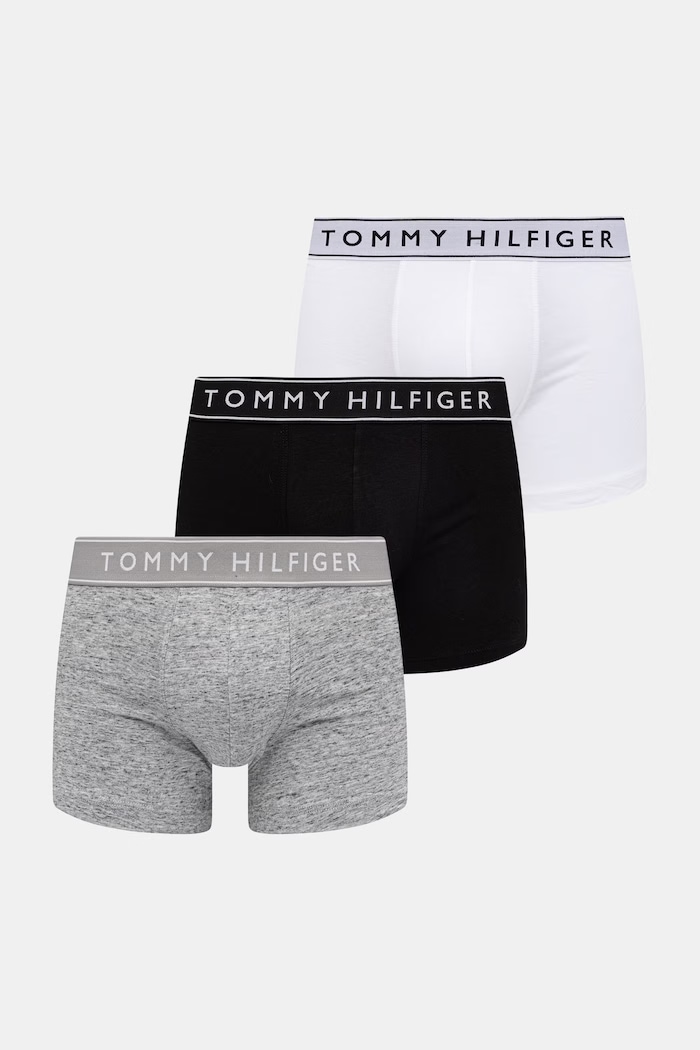 Tommy Hilfiger priliehavé boxerky pánske 3-pak čierna UM0UM03882