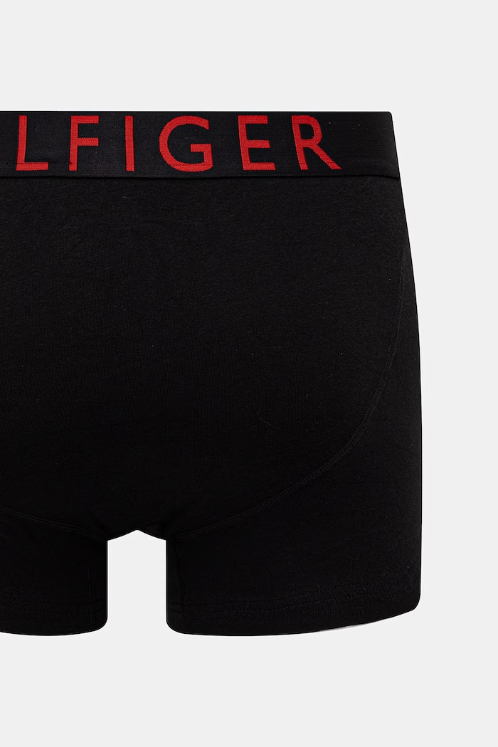 Tommy Hilfiger boxerky pánske s bavlnou 3-pak UM0UM03886 čierna