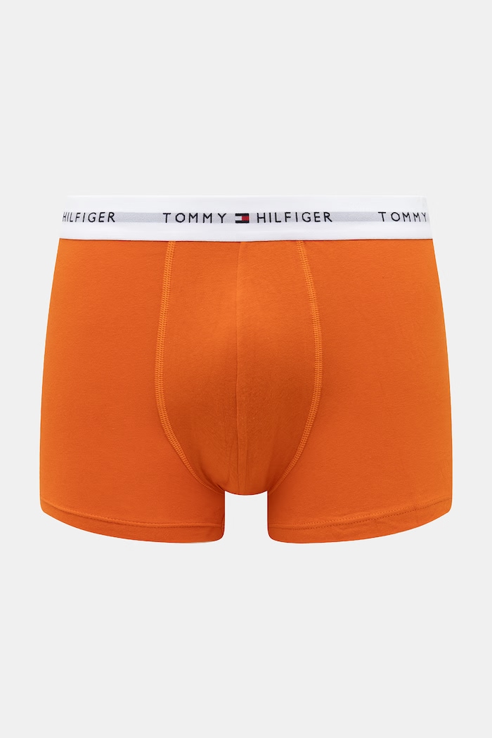 Tommy Hilfiger Boxeri bărbați din bumbac cu elastan pachet de 3 portocaliu UM0UM03889