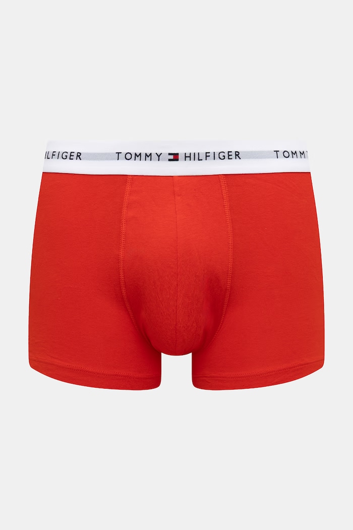 Tommy Hilfiger Boxeri bărbați bumbac cu elastan pachet de 3 UM0UM03889 rosu SS26