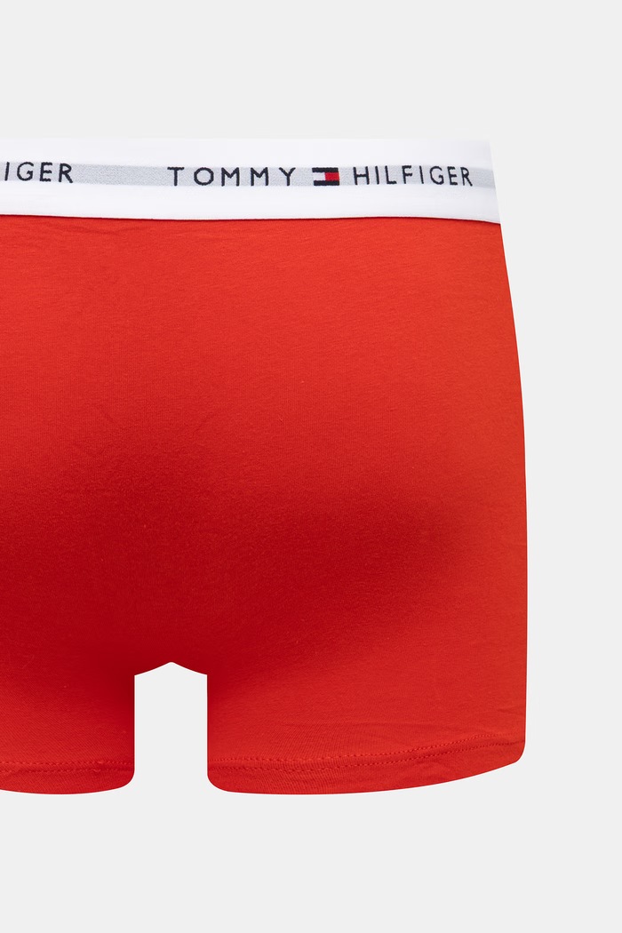 Tommy Hilfiger Boxeri bărbați bumbac cu elastan pachet de 3 UM0UM03889 rosu