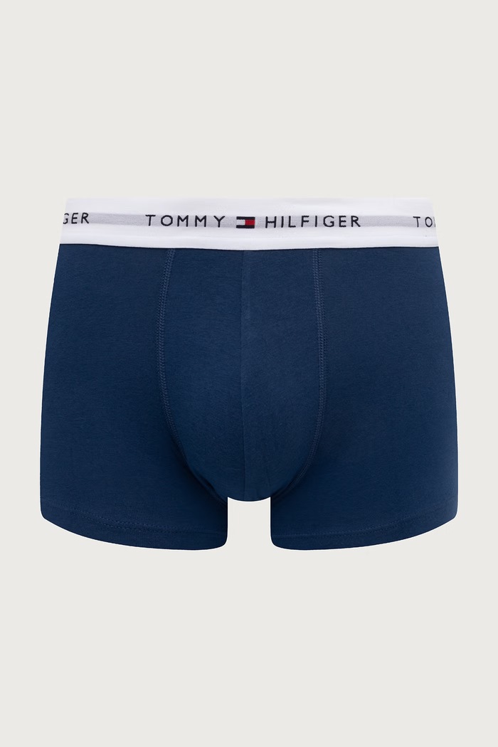 Odjeća Tommy Hilfiger bokserice za muškarce od pamuka s elastanom 3-pack UM0UM03889 mornarsko plava