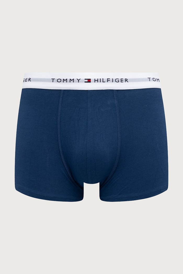 Odzież Tommy Hilfiger bokserki męskie bawełniane z elastanem 3-pack UM0UM03889 niebieski