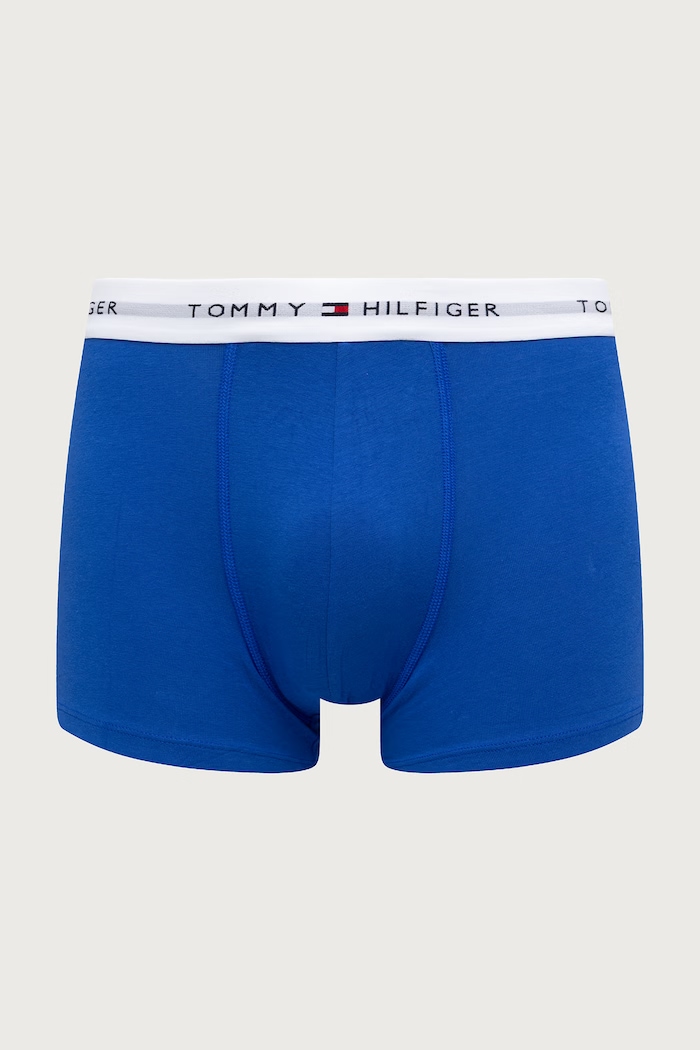 Tommy Hilfiger bokserki męskie bawełniane z elastanem 3-pack niebieski UM0UM03889