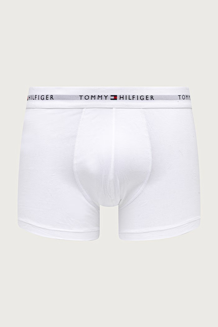 Bokserki męskie bawełniane z elastanem 3-pack Tommy Hilfiger UM0UM03889 czarny
