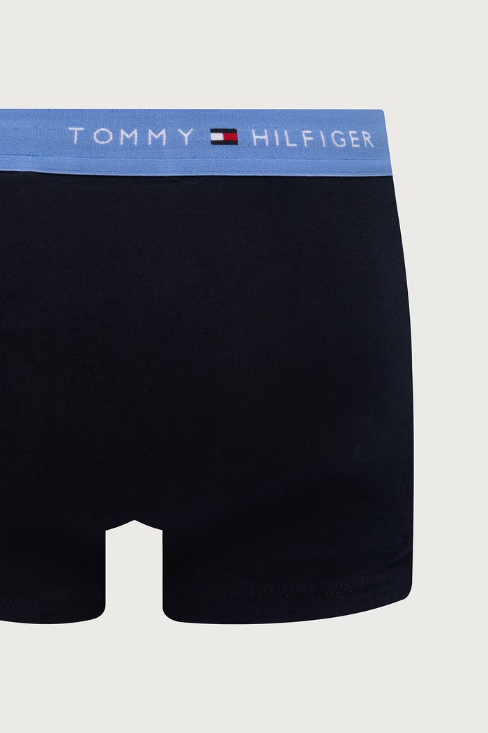 Tommy Hilfiger bokserice za muškarce od pamuka s elastanom 3-pack UM0UM03890 mornarsko plava