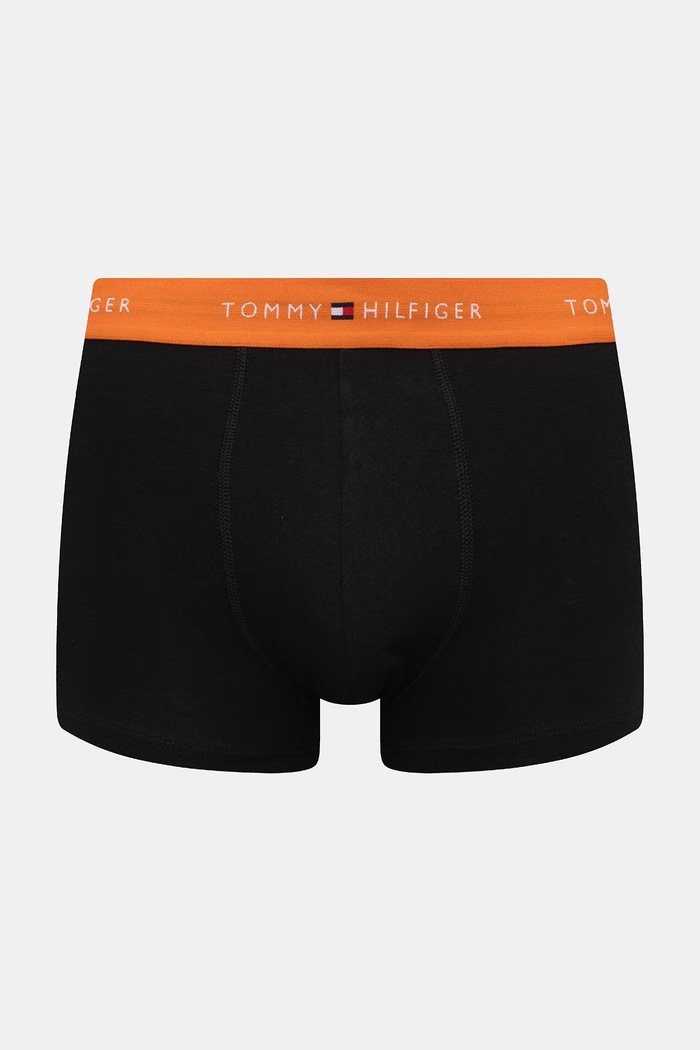Tommy Hilfiger Boxeri bărbați din bumbac cu elastan pachet de 3 UM0UM03890 negru SS26