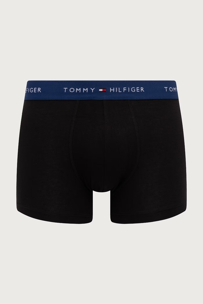 Tommy Hilfiger Bokserki męskie bawełniane z elastanem 3-pack UM0UM03890 czarny SS26