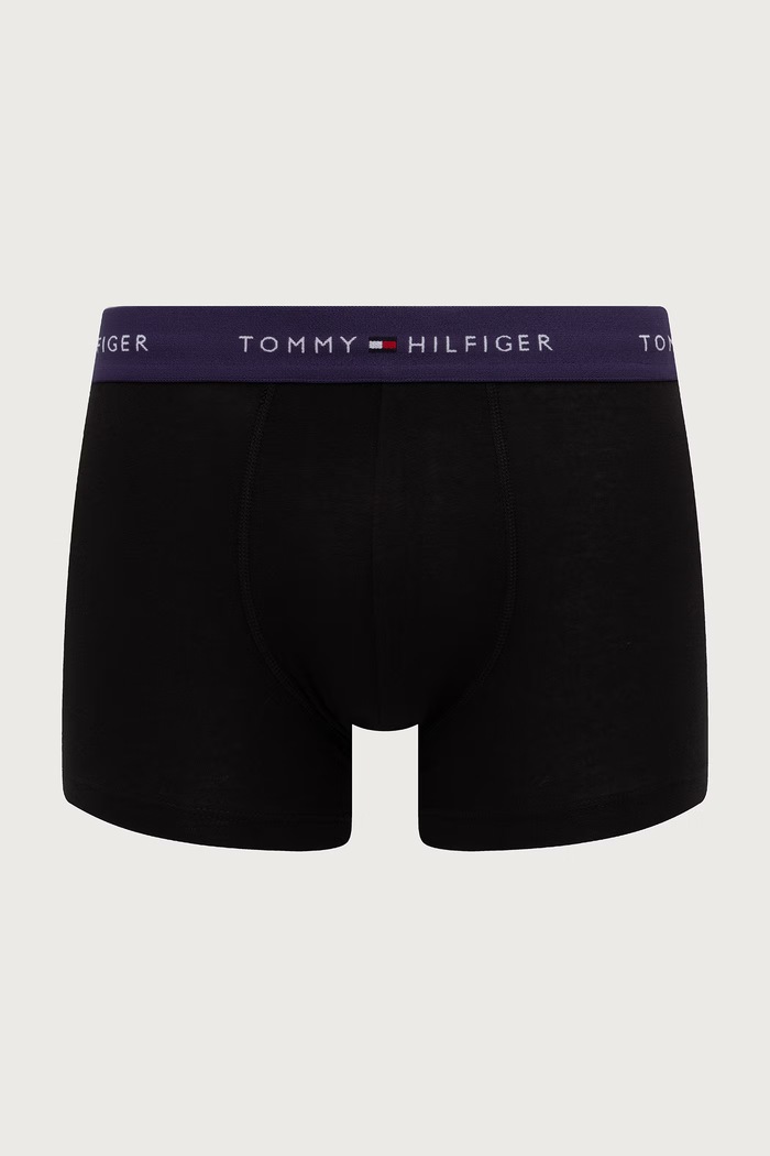 Odzież Tommy Hilfiger Bokserki męskie bawełniane z elastanem 3-pack UM0UM03890 czarny