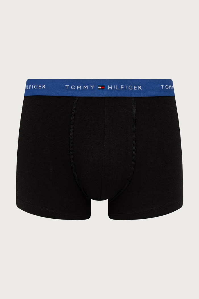 Ρούχα Tommy Hilfiger Μποξεράκι ανδρικό βαμβακερό με ελαστάν 3-pack UM0UM03890 μαύρο