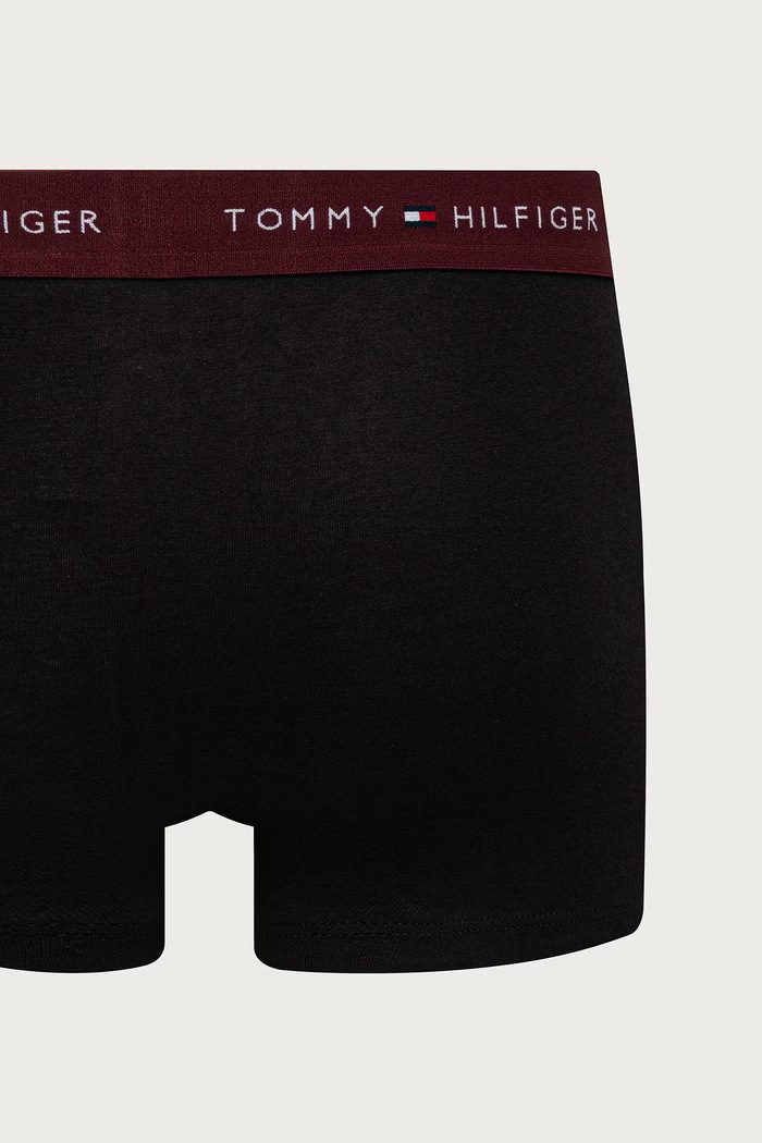 Μποξεράκι ανδρικό βαμβακερό με ελαστάν 3-pack Tommy Hilfiger μαύρο UM0UM03890
