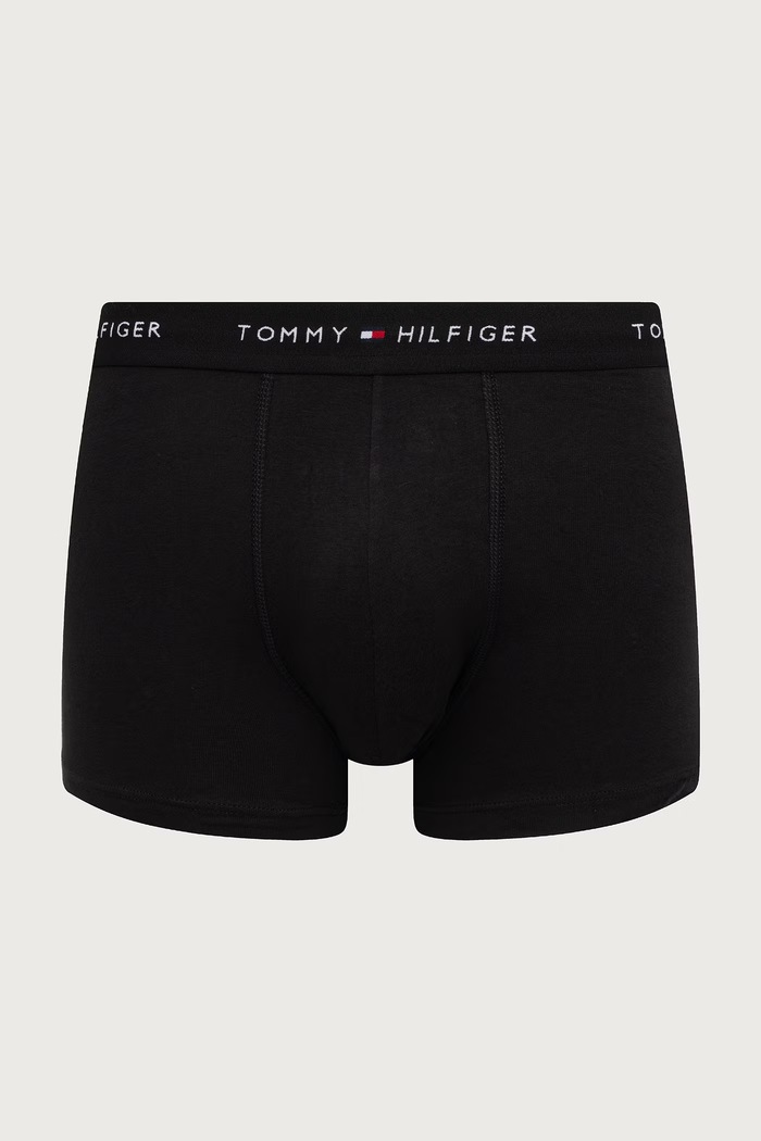 Tommy Hilfiger Bokserki męskie bawełniane z elastanem 3-pack UM0UM03890 czarny SS26