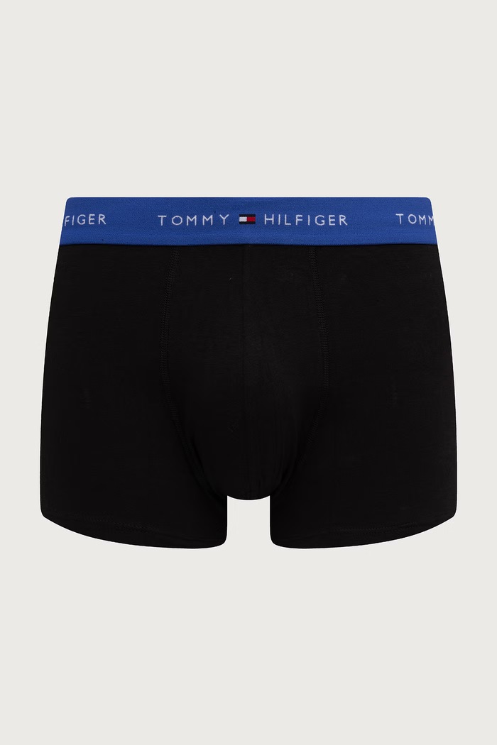 Tommy Hilfiger boxeri pentru bărbați din bumbac cu elastan pachet de 3 UM0UM03890 negru SS26