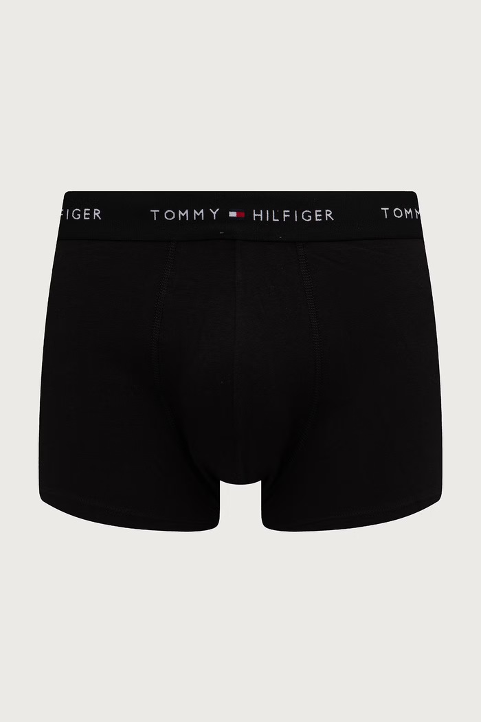 Îmbrăcăminte Tommy Hilfiger boxeri pentru bărbați din bumbac cu elastan pachet de 3 UM0UM03890 negru