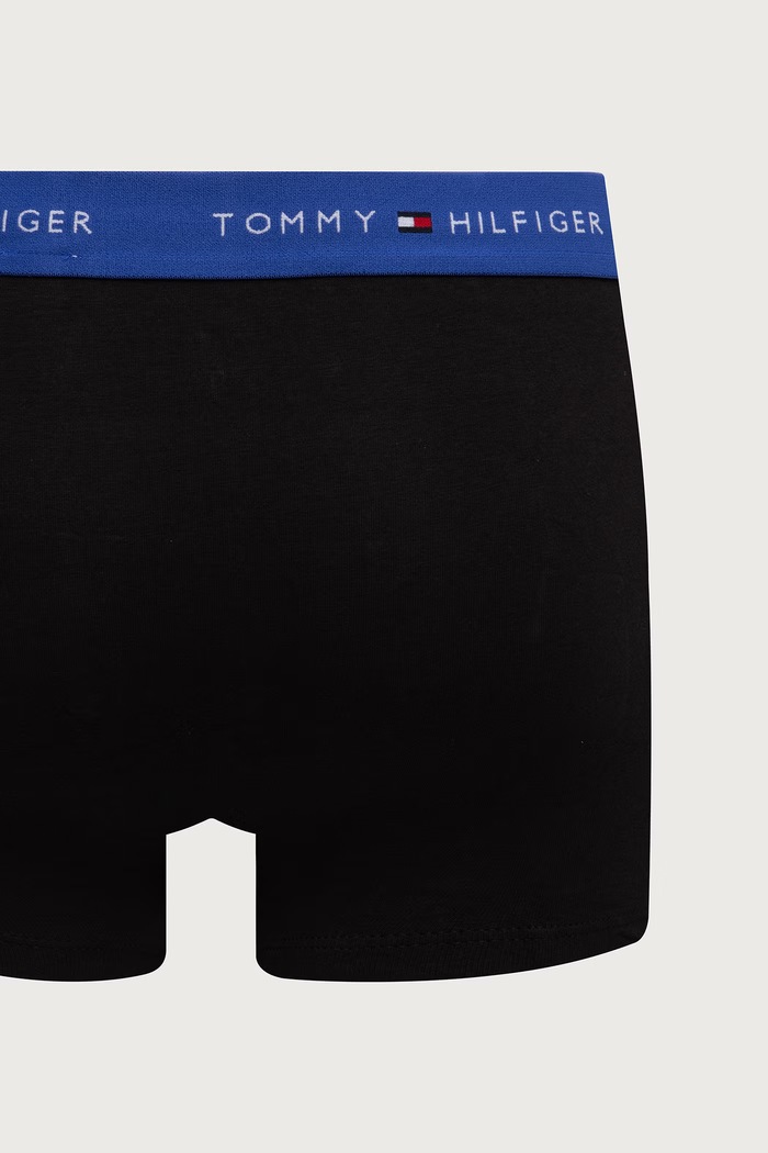 Tommy Hilfiger boxeri pentru bărbați din bumbac cu elastan pachet de 3 UM0UM03890 negru