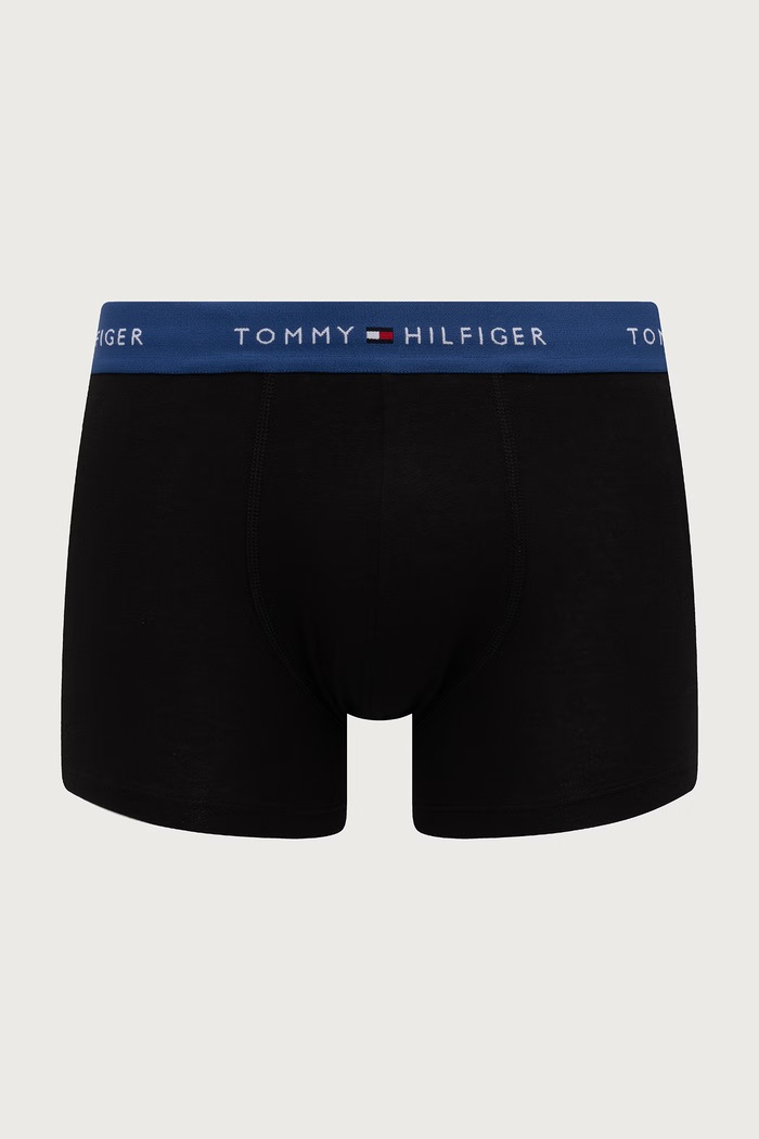 Tommy Hilfiger Bokserki męskie bawełniane z elastanem 3-pack UM0UM03890 czarny SS26