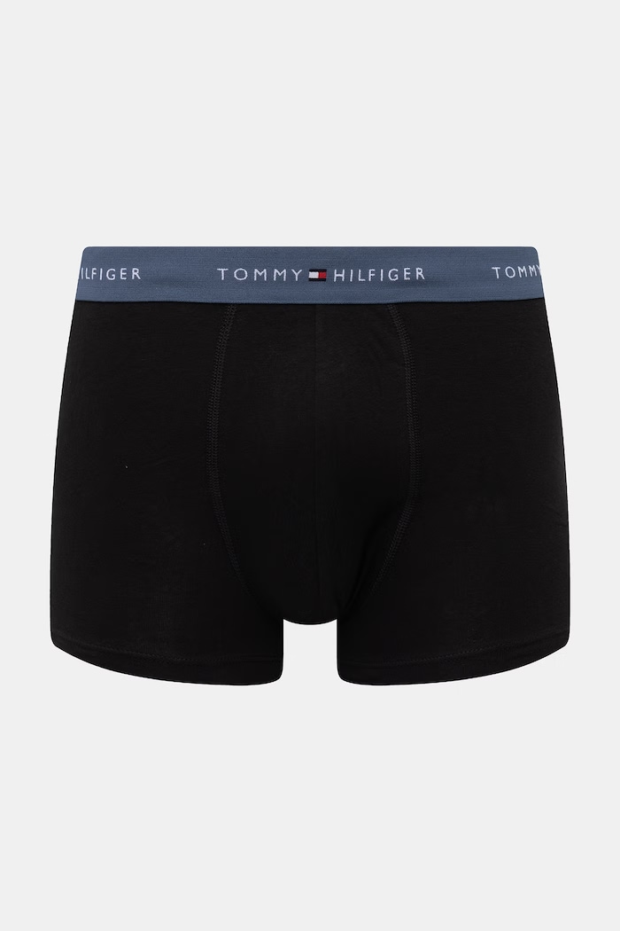 Tommy Hilfiger boxerky pánske bavlnené s elastanom 3-pak UM0UM03890 čierna SS26