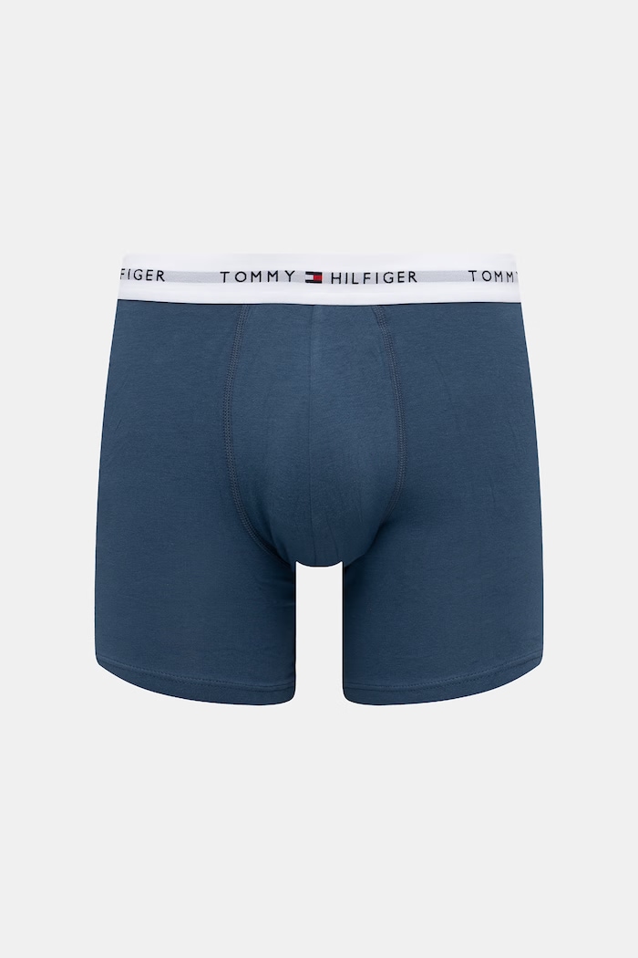 Tommy Hilfiger boxeri pentru bărbați, cu bumbac pachet de 3 UM0UM03892 bleumarin SS26