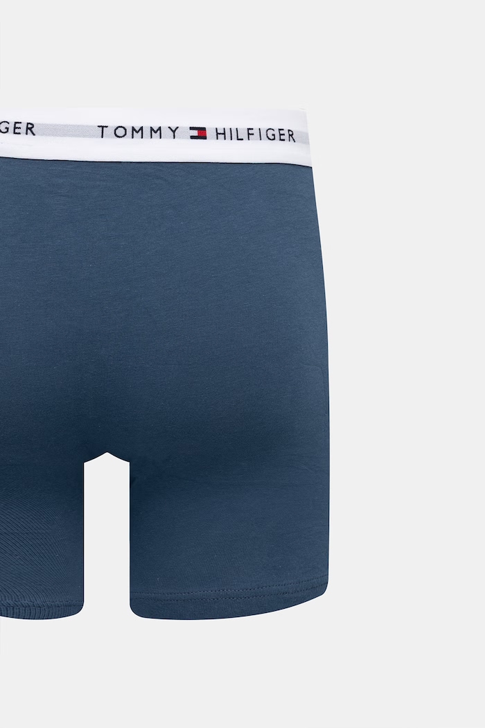 Tommy Hilfiger boxeri pentru bărbați, cu bumbac pachet de 3 UM0UM03892 bleumarin