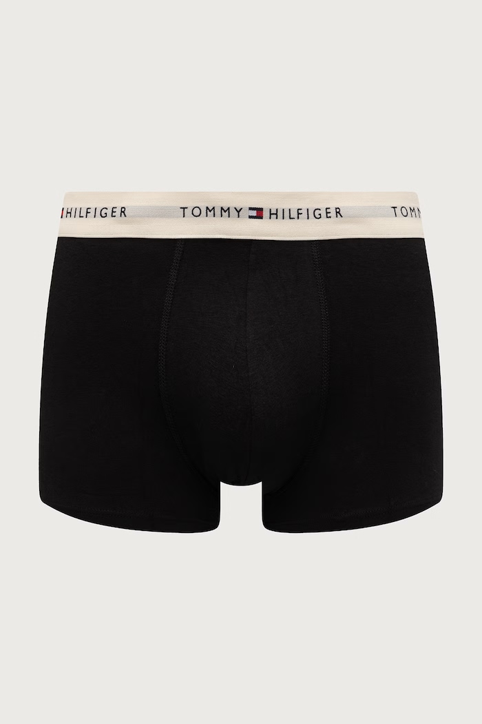 Tommy Hilfiger Bokserki dopasowane męskie bawełniane z elastanem 5-pack UM0UM03893 czarny SS26