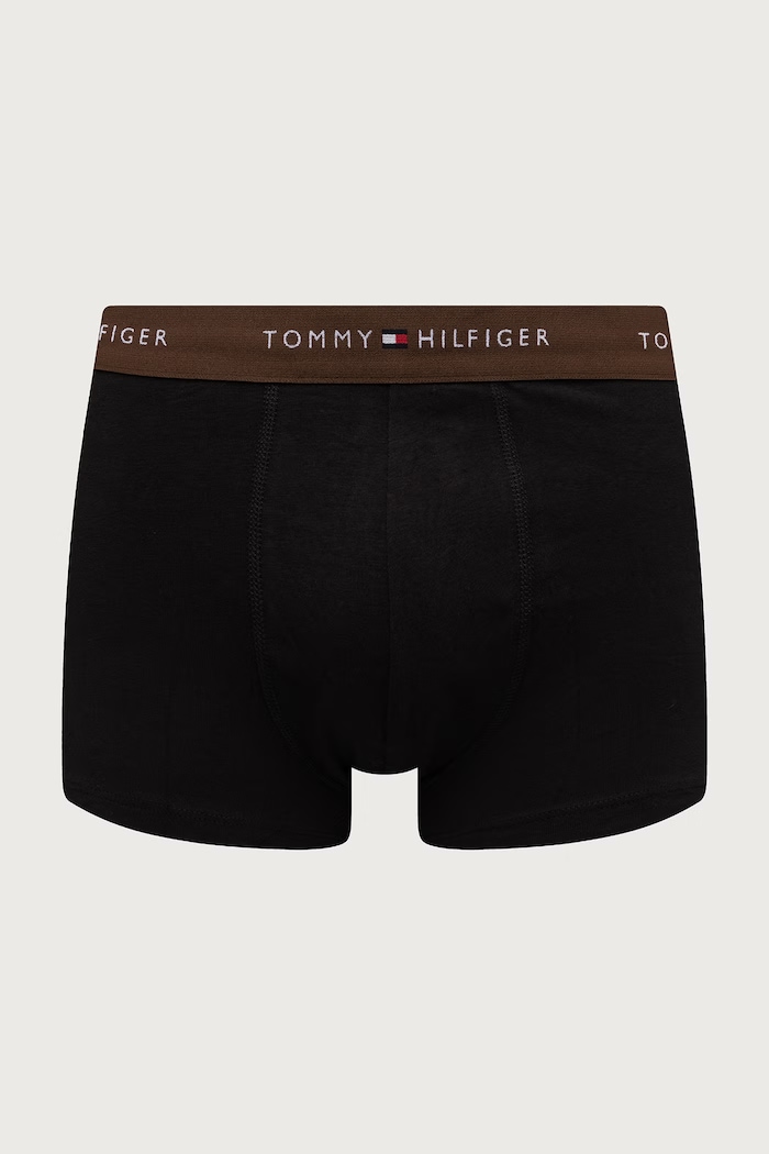 Odzież Tommy Hilfiger Bokserki dopasowane męskie bawełniane z elastanem 5-pack UM0UM03893 czarny