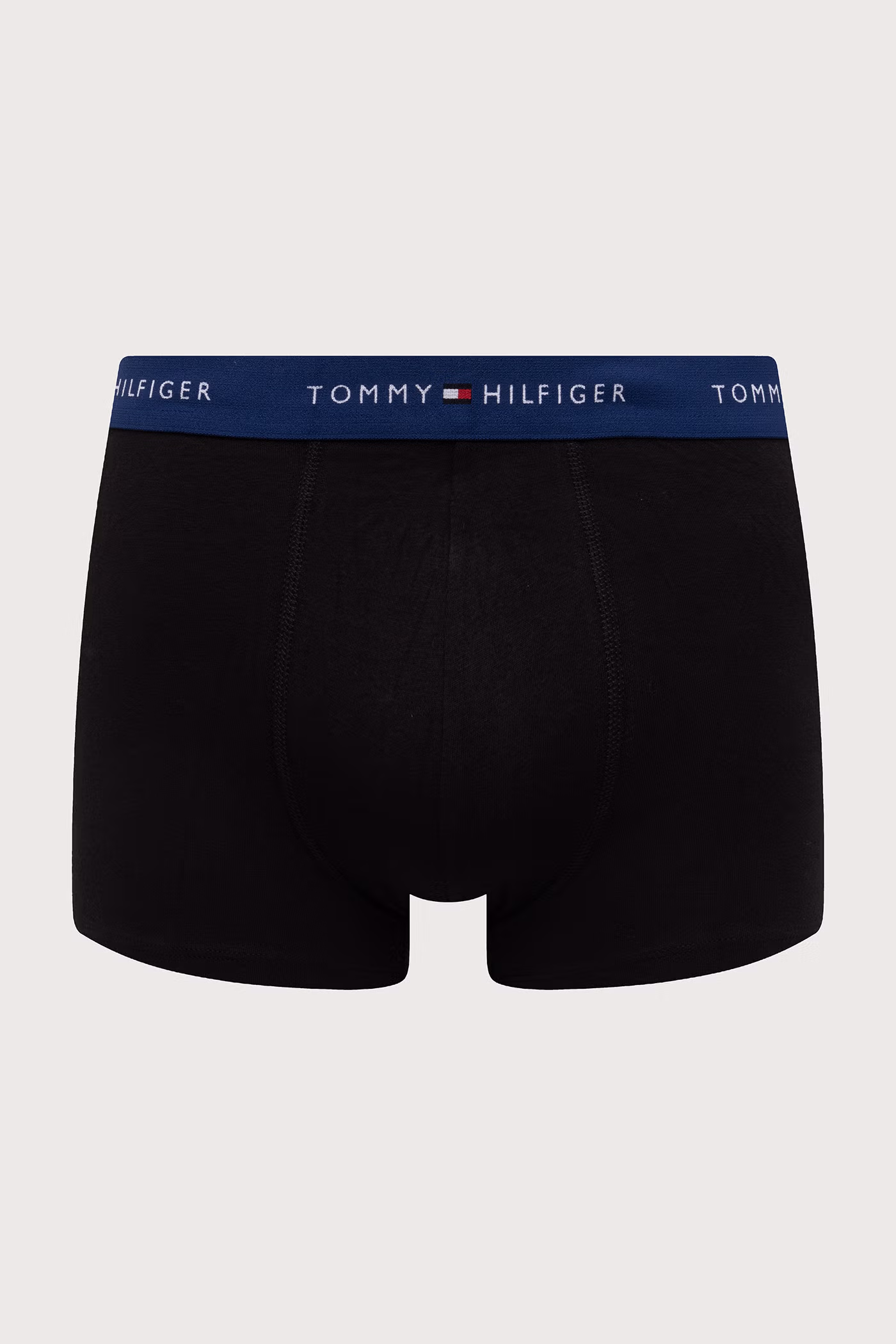 Bokserki dopasowane męskie bawełniane z elastanem 5-pack Tommy Hilfiger UM0UM03893 czarny
