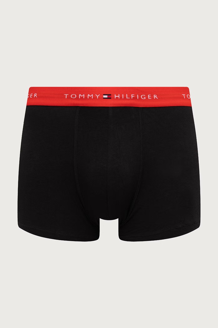 Tommy Hilfiger bokserki dopasowane męskie bawełniane z elastanem 5-pack czarny UM0UM03893
