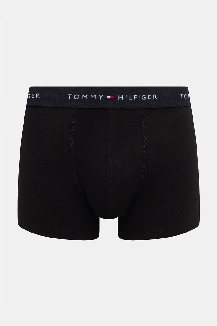 Tommy Hilfiger Priliehavé boxerky pánske bavlnené s elastanom 7-pack UM0UM03895 čierna