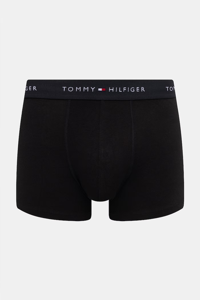 Tommy Hilfiger Priliehavé boxerky pánske bavlnené s elastanom 7-pack UM0UM03895 čierna