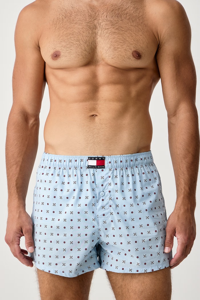 Tommy Hilfiger Bokserki męskie bawełniane 3-pack UM0UM03898 czerwony SS26