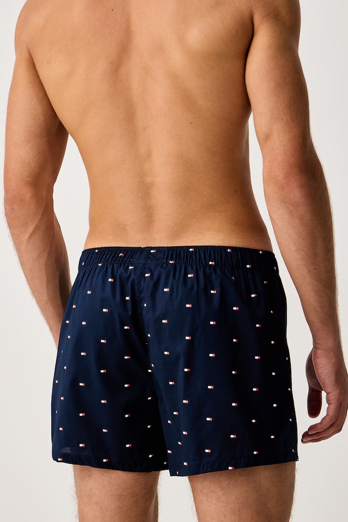 Bokserki męskie bawełniane 3-pack Tommy Hilfiger granatowy UM0UM03898