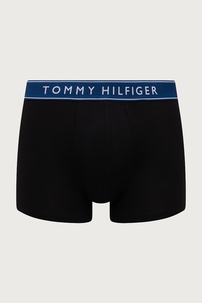 Tommy Hilfiger Bokserki dopasowane męskie z bawełną 5-pack UM0UM03899 czarny SS26