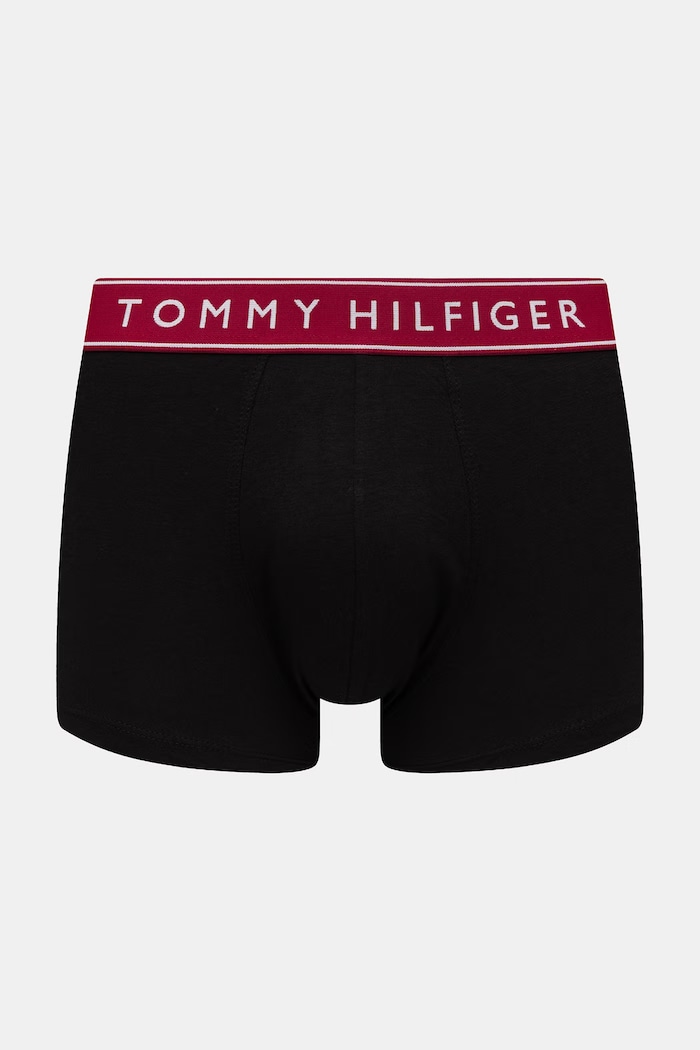 Tommy Hilfiger boxerky pánske s bavlnou 5-pak UM0UM03899 čierna