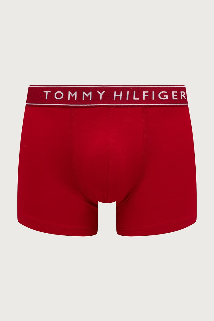 Tommy Hilfiger Oprijete boksarice moške bombažne z elastanom paket 5 kosov UM0UM03906 modra SS26