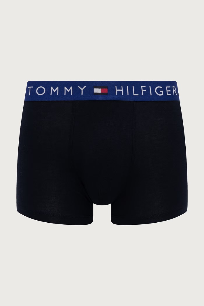 Tommy Hilfiger Bokserki dopasowane męskie bawełniane z elastanem 3-pack UM0UM03908 granatowy SS26