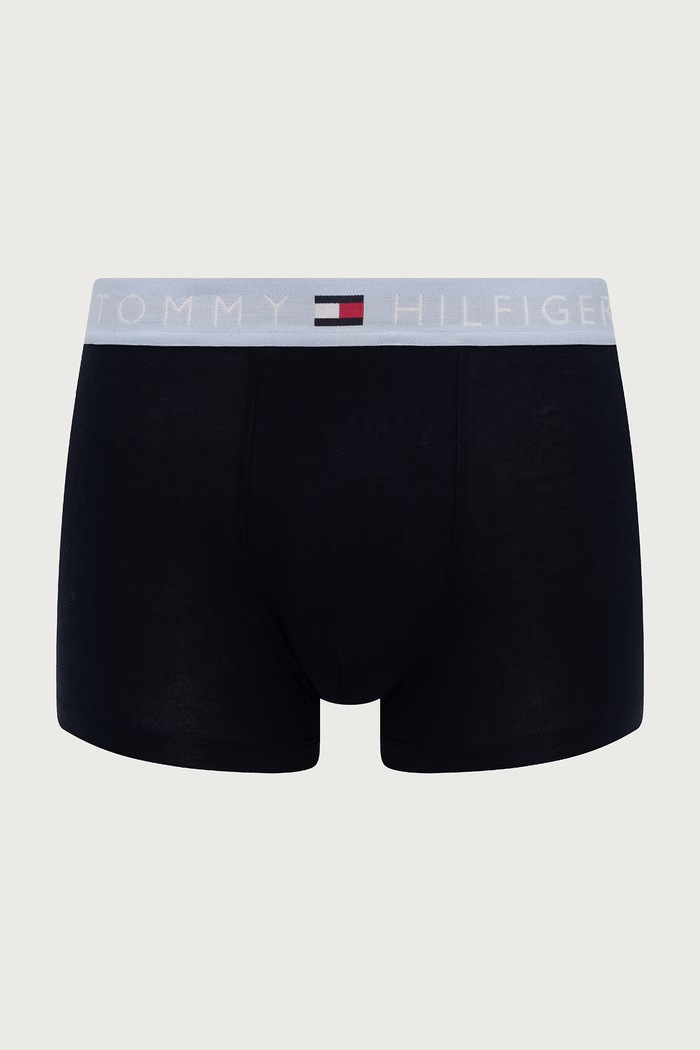 Odzież Tommy Hilfiger Bokserki dopasowane męskie bawełniane z elastanem 3-pack UM0UM03908 granatowy