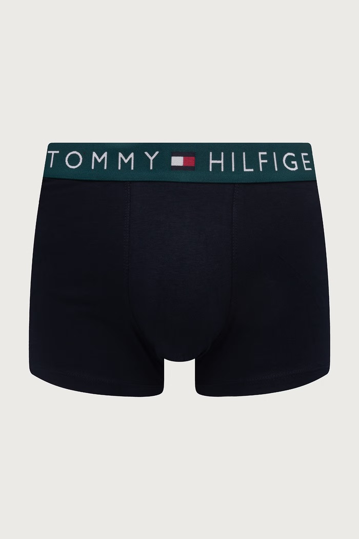 Oblečenie Tommy Hilfiger priliehavé boxerky pánske bavlnené s elastanom 3-pak UM0UM03908 tmavomodrá