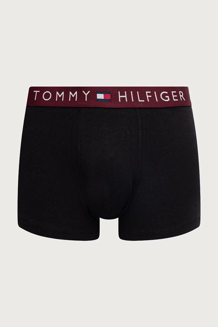 Odzież Tommy Hilfiger Bokserki dopasowane męskie bawełniane z elastanem 3-pack UM0UM03908 czarny