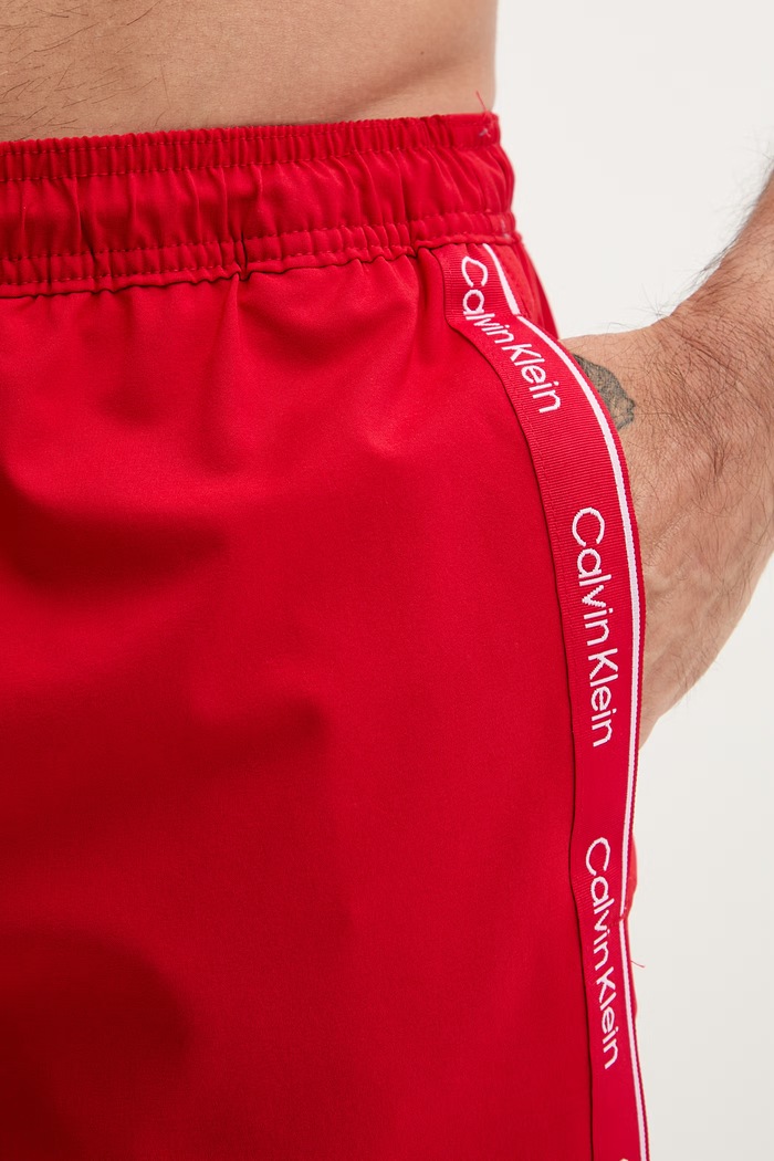 Calvin Klein plavecké šortky pánske LV00N61002 červená