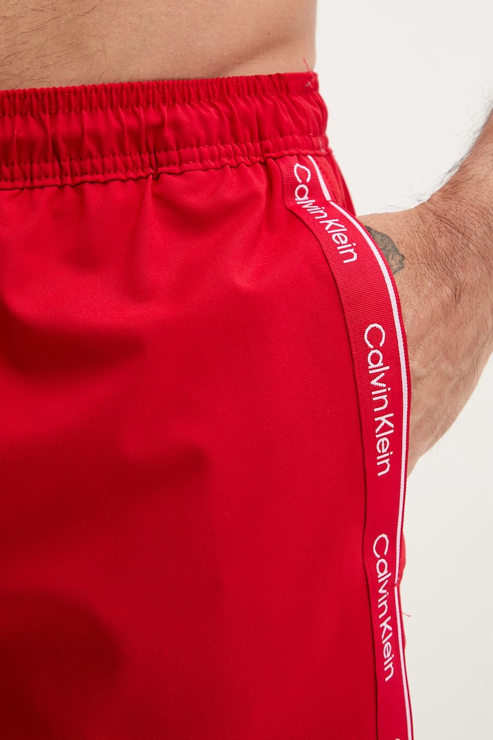Calvin Klein plavecké šortky pánske LV00N61002 červená