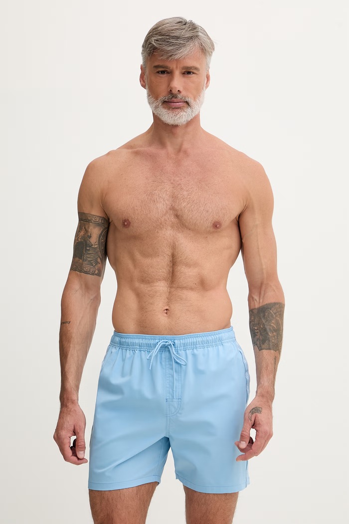 Calvin Klein plavecké šortky pánske modrá LV00N61002