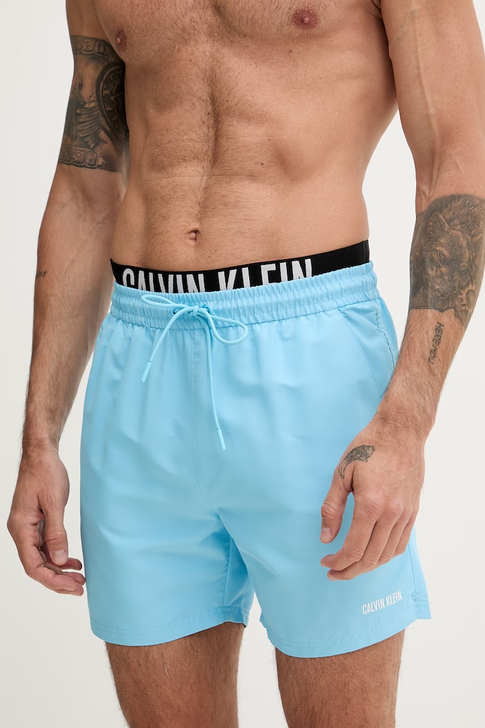 Calvin Klein plavecké šortky pánske LV00N61015 modrá SS26
