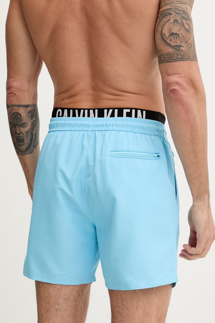 Oblečenie Calvin Klein plavecké šortky pánske LV00N61015 modrá