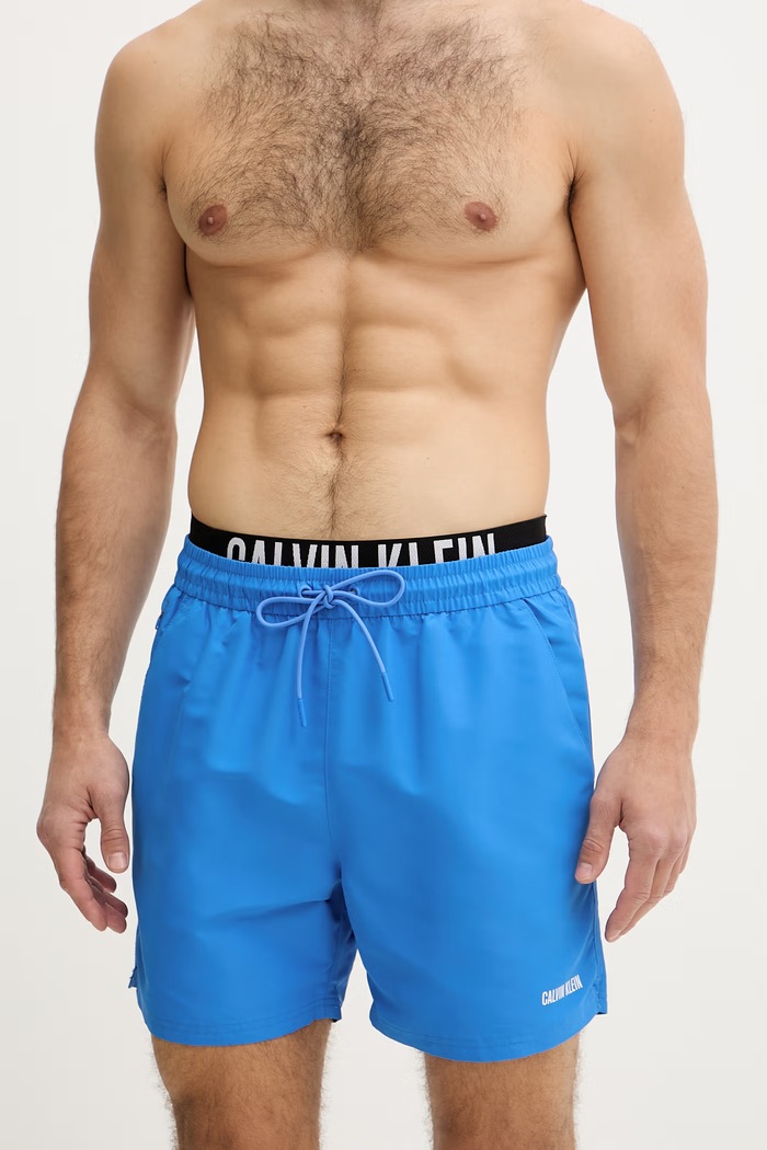 Calvin Klein plavecké šortky pánske LV00N61015 modrá SS26