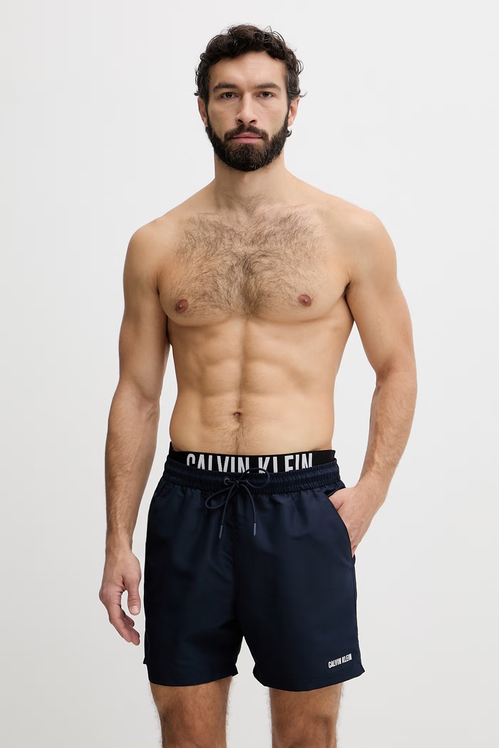 Calvin Klein pantaloni scurți de baie bărbați bleumarin LV00N61015